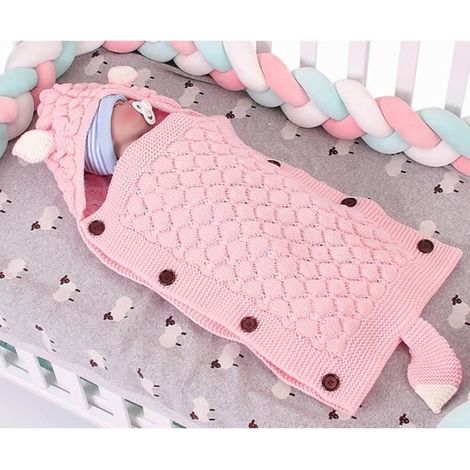 1 Gigoteuse, 0-6 mois, 75x35cm, Motif renard, Rose, Accessoires bébé