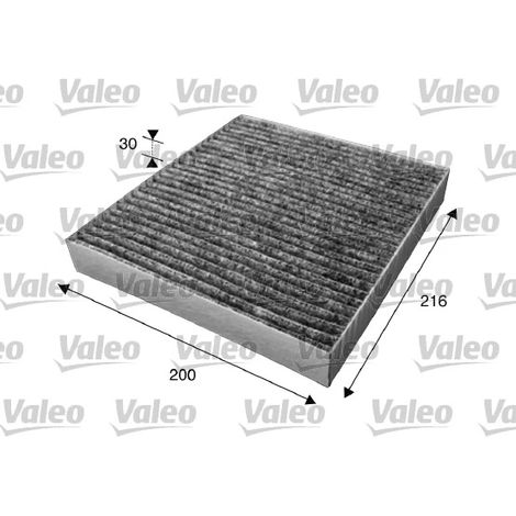 Filtre, air de l'habitacle Valeo 715623 CHEVROLET 1609998680 272774KH0A 52101541
