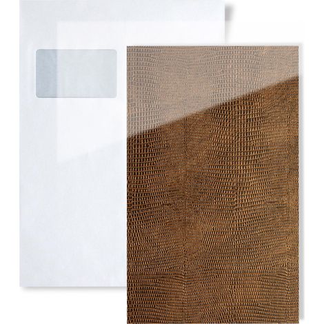 1 SAMPLE PIECE S-16981 WallFace LEGUAN COPPER AR+ S-Glass Collection Sample of decorative panel in DIN A5 size