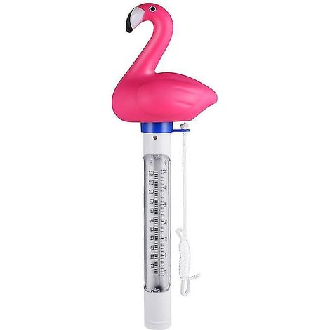 1 thermomètre en forme de flamant rose