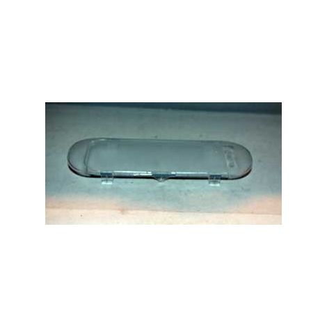Couvre-lampe diffuseur 20,4cm x 6,9cm pour Hotte CANDY 49001293 (1/2)