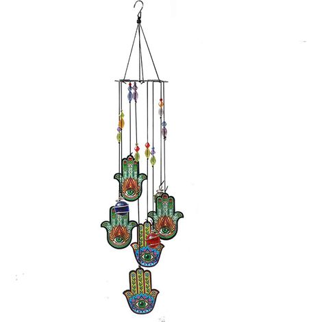 Carillons éoliens décoratifs d'extérieur en métal, modèle commémoratif, idée cadeau pour décoration de jardin, maison et cour (1/5)