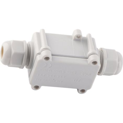Boîte de jonction étanche IP68 en deux parties pour câbles électriques extérieurs, 450 V, 24 A (1/5)