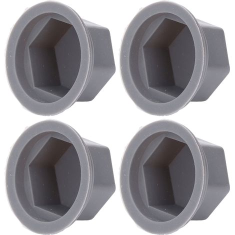 Lot de 50 capuchons de protection pour vis hexagonales M20 (hauteur 23 mm / 0,91 po), étanches et anti-poussière, en silicone. (1/5)