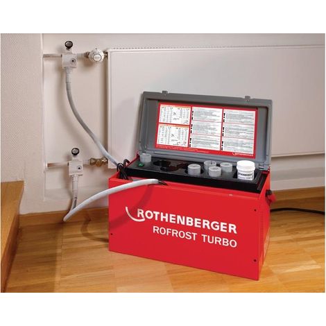 Rothenberger – Congélateur ROFROST® TURBO 1.1/4' – Puissance frigorifique -30 °C – Puissance 272 W – Dimensions 550 x 255 x 315 mm – Poids 24 kg