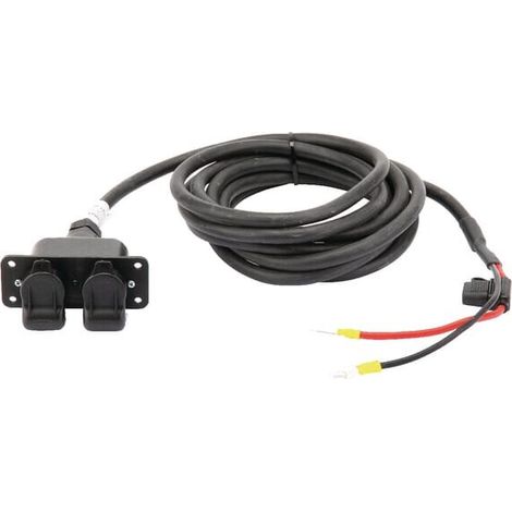 Enchufe 3 patillas doble con cable UNIVERSAL 25036100CD