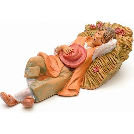 PASTORE DORMIENTE 12CM IN RESINA (F-132)
