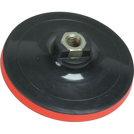 Silverline Hook &amp Loop Backing Pad - 125 x 10mm