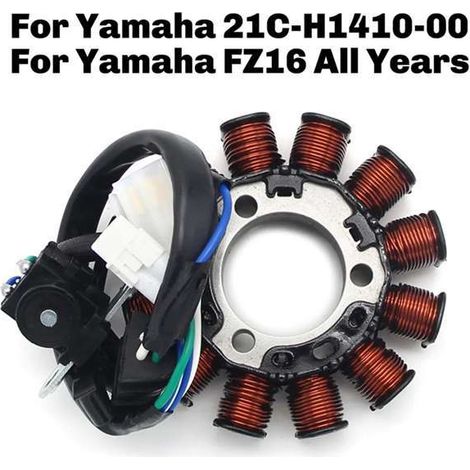 21C-H1410-00 ist geeignet für Statorspulen der Yamaha FZ16, die zwischen 2005 und 2015 hergestellt wurden. (1/4)