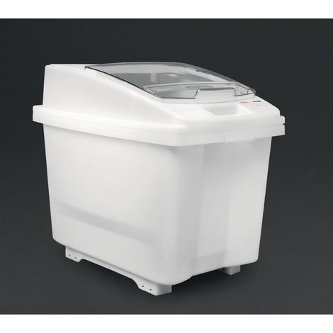 Boîte à ingrédients avec roulettes transparente - Araven 80 L (1/5)