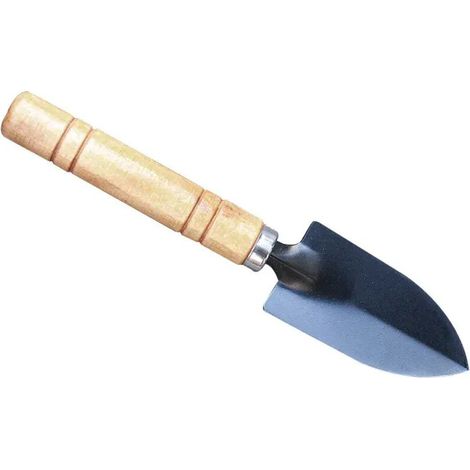 Pelle inox manche bois plantation fleurs petit outil jardin maison (1/5)