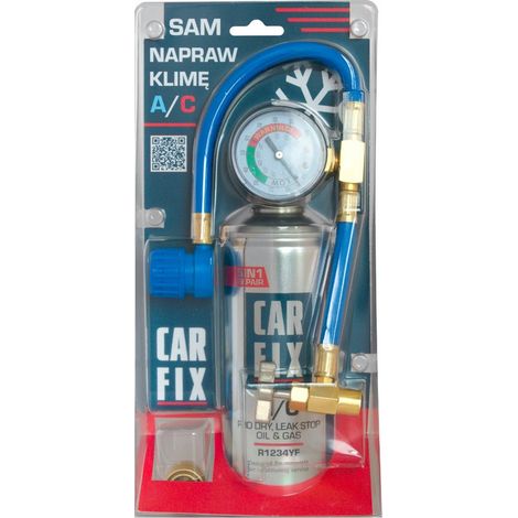 KIT DE GASOLINA 5 EN 1 235G R1234YF PARA COCHES DESPUÉS DE 2017 + MANGUERA DE PRESIÓN - CF Z-5YFN