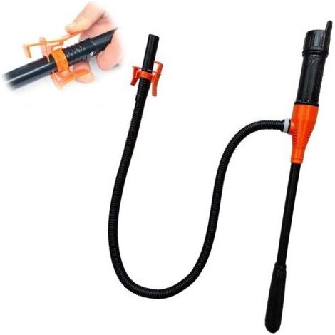 Pompe A Carburant - Pompe Electrique Portable Pour Essence Et Diesel - Transfert De Liquide Avec Tuyau D Aspiration 61 Cm - 8 3 L Min - 6 Piles AA (1/5)