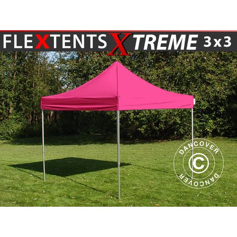 Pop up gazebo FleXtents Xtreme 50 3x3 m Pink