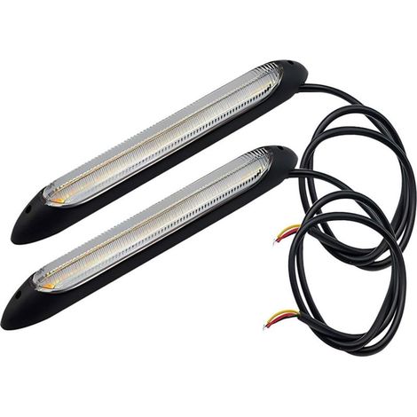 Vaguelly Feux de Jour LED pour Voiture Clignotant Intégré, Bande (1/5)