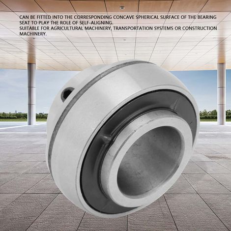 1 Stück verzinntes, einsatzmontiertes Kugellager aus Stahl UC205, 25 mm (1/5)