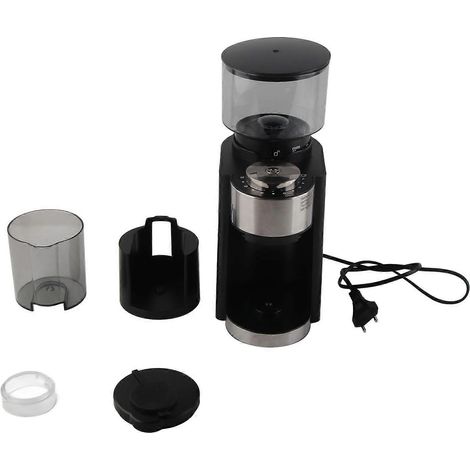 Macaffè elettrico, grande capacità 250 g, ma in acciaio inox, lama regolabile, spina europea, 220 V (1/5)