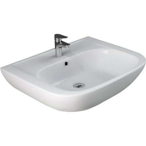 Lavabo da 55 cm in ceramica - serie caroline (1/3)