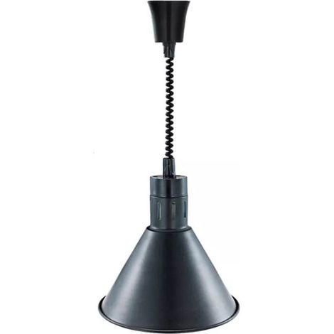 Lampe Chauffante Conique Noire (1/3)