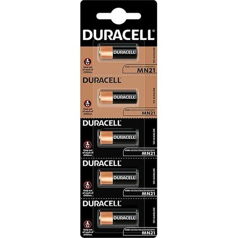 PILA DURACELL ALCALINA MN21 12V 5 UNIDADES