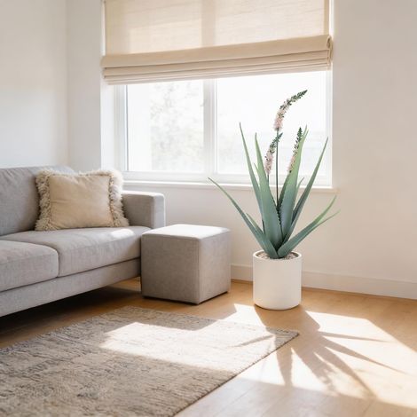 Plante artificielle cactus – Grand format résistant aux UV – Aspect réaliste – Avec pot – Décor intérieur et extérieur – Idéale pour maison, jardin et bureau (1/5)