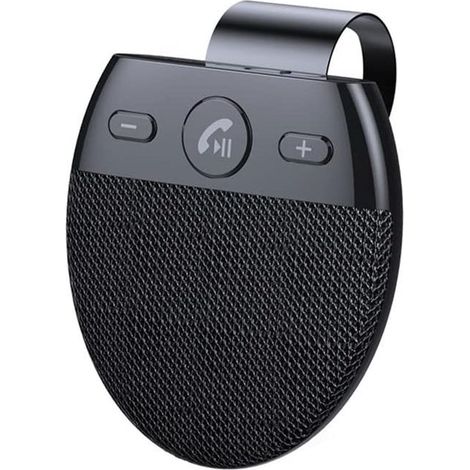 Kit manos libres para altavoz de coche Bluetooth inalámbrico, control por voz multipunto Bluetooth para visera de coche (1/5)