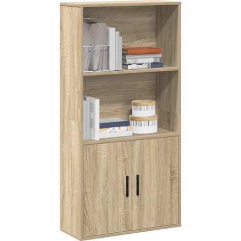 Bücherregal Sonoma-Eiche 60x24x120 cm Holzwerkstoff
