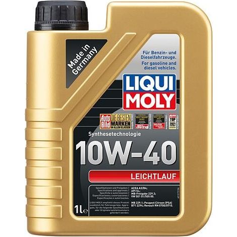 Huile de moteur LIQUI MOLY 10W-40 bidon 1 litre (1/3)