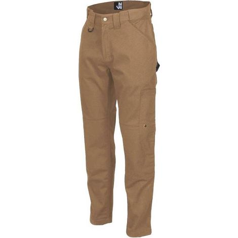 Pantalon de Travail Fango - Taille 40 - Camel - Résistant et Confortable - D-Work
