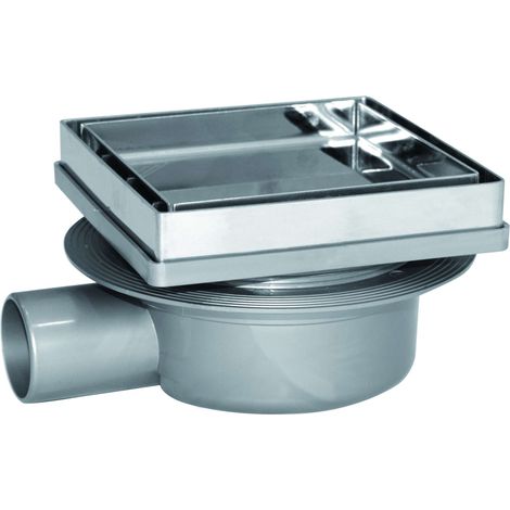 chiusino con porta piastrella 13x13 cm - scarico ø 40 mm