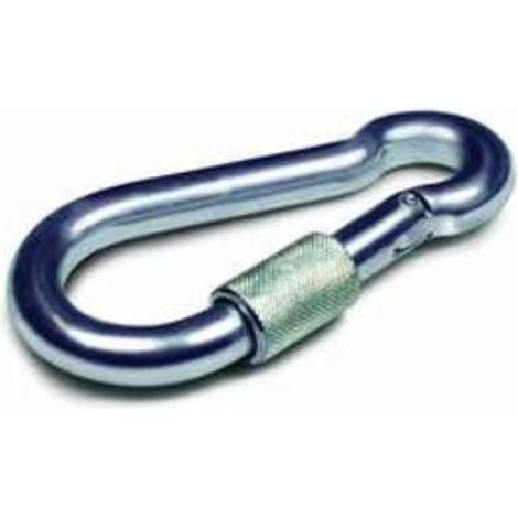 WURKO mosqueton bombero 11x120mm c/seguro , Mosquetón bombero con seguro. - Tamaño: 11 x 120 mm. - Con virola de seguridad. - Uso domestico. - No debe usarse en tareas profesionale (1/2)