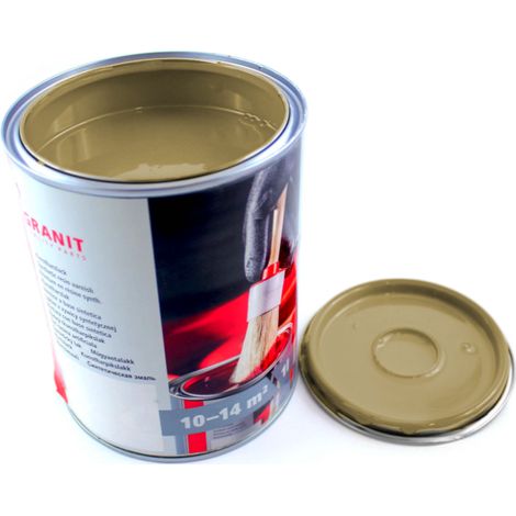 Barniz color oliva RAL 1020 Nopolux Wilckens Granito, lata de 1 l (1/2)
