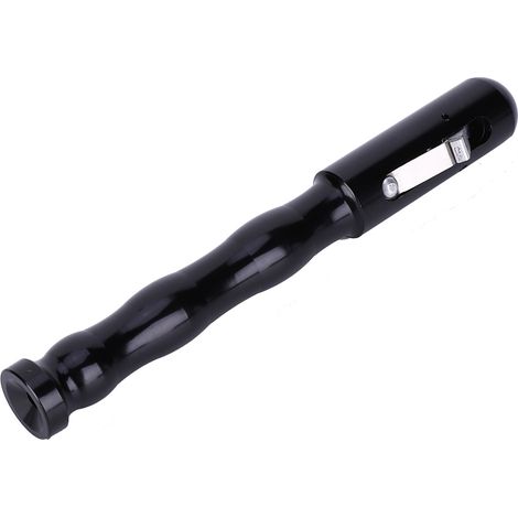 Stylo de soudage TIG en alliage d'aluminium noir avec poignée antidérapante et surface anodisée, outil de 1,0 à 3,2 mm (1/5)