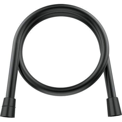 Tubo flessibile per doccia 80 cm in PVC colore nero