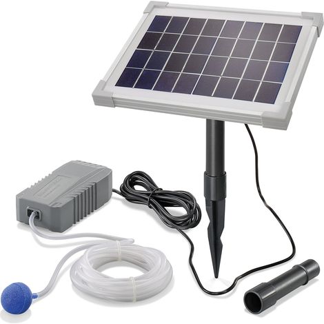 esotec Solar Teichbelüfter-SET 5/130 Professional Sauerstoffpumpe Teich 101842