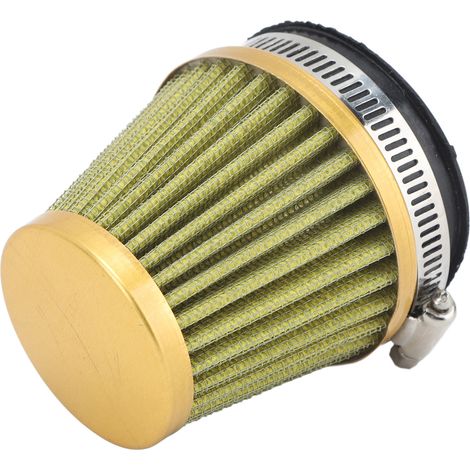 60-mm-Klemmluftfilter, Motorschutz, Ansaugfilter für Offroad-Motorräder und Quads, Gold (1/5)