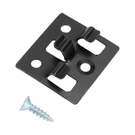 WPC Clips 6 mm Stainless Steel Decking Clips Decking Fasteners Hidden Spacers for WPC/BPC Decking (Screws Included) (1/5)