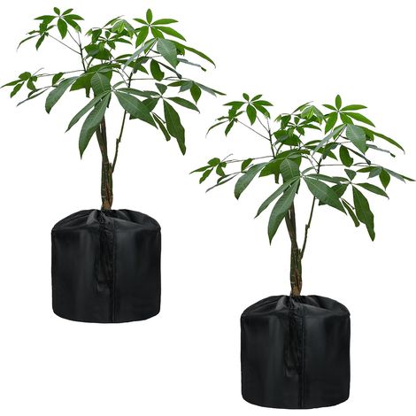 Lot de 2 protections d'hivernage pour pots 45 x 50 cm, housses réutilisables contre le gel (1/5)