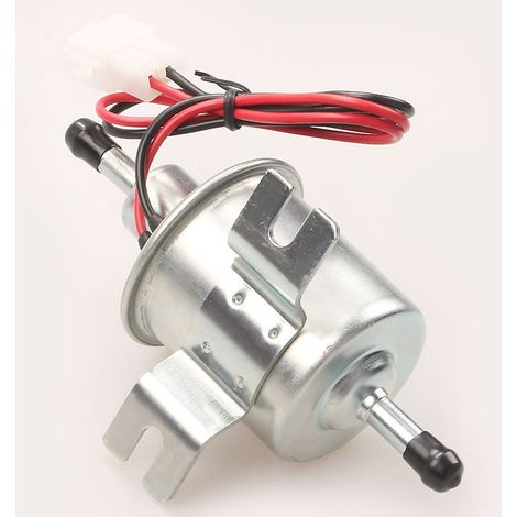 argenté-Pompe à essence électrique univers d'essence diesel 12V HEP-02A HEP02A à basse pression OEM HEP-02A Pompe à carburant électrique univers 12 V pour Most Car Carburetor Motorcycle ATV (1/5)