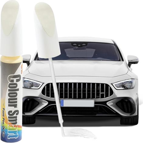 Stylo de Réparation des Rayures Voiture 2026 - Retouche Peinture Universel pour Carrosserie, Anti-Rayure pour Moto, Camion et SUV, Réparation Rapide et Facile (Blanc, 1PCS) (1/5)