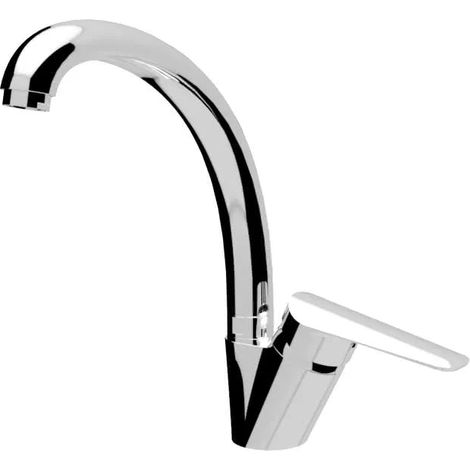 Teorema - Miscelatore Lavello Canna Fusa Cromato - Serie: Slyce - Articolo: 9C52611000 (1/2)