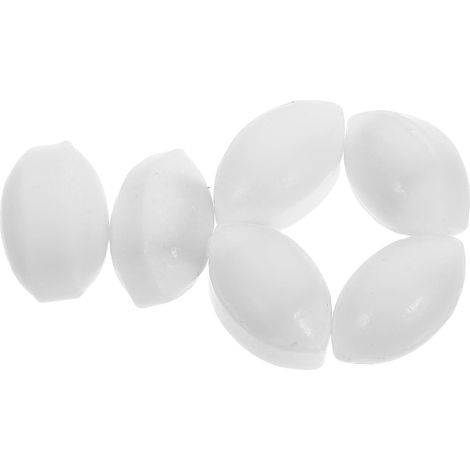 6pcs Tiges Magnétiques en Ptfe Forme Olive pour Agitation en Laboratoire, Résistance aux Substances et Haute Tolérance la Température (1/5)