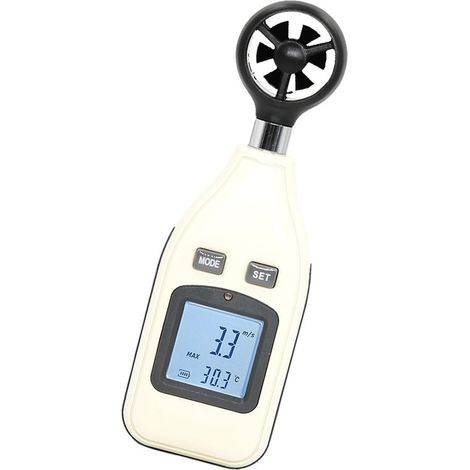 GM816A Kleines Luftgeschwindigkeitsmessgerät mit hochpräzisen Sensoren und LCD-Display, tragbares Anemometer für Outdoor-Enthusiasten (1/5)