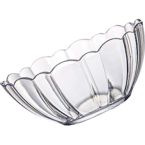 Récipient en acrylique multi-usages, idéal pour les salades et les desserts. (1/5)