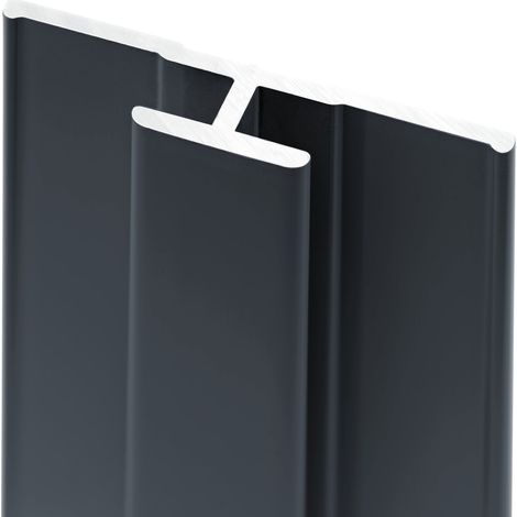 Profilé de jonction pour panneau mural de douche, DécoDesign, Schulte, Anthracite, 210 cm