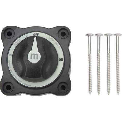 Interrupteur de batterie marine 300A, circuit simple marche/arrêt avec bouton, pour camping-car et yacht (1/5)