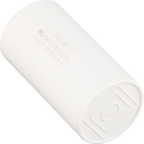 Condensateur de démarrage cylindrique CBB60, 250 V CA, 80 µF, 50/60 Hz, pour pompe à moteur (1/5)
