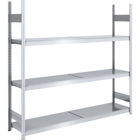 hofe, Rayonnage emboîtable extra-large avec tablettes en acier, (1/2)