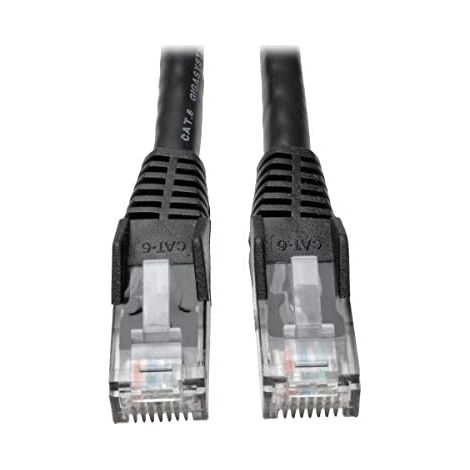 EATON TRIPP LITE Cat6 Gigabit Snagless M EATON Cable Ethernet Gigabit moule Snagless (UTP) Cat6 (RJ45 M/M), noir, 4,57 m (1/2)