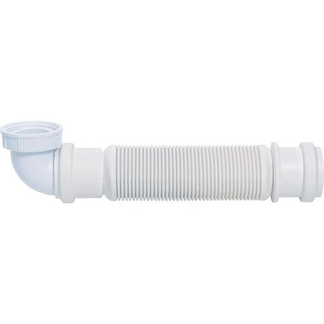 Siphon d'évier gain de place ⌀40 mm, blanc (1/4)